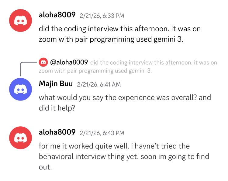Discord testimonial