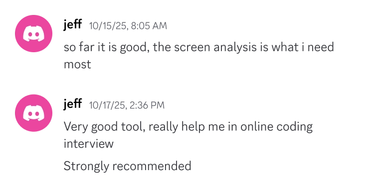 Discord testimonial